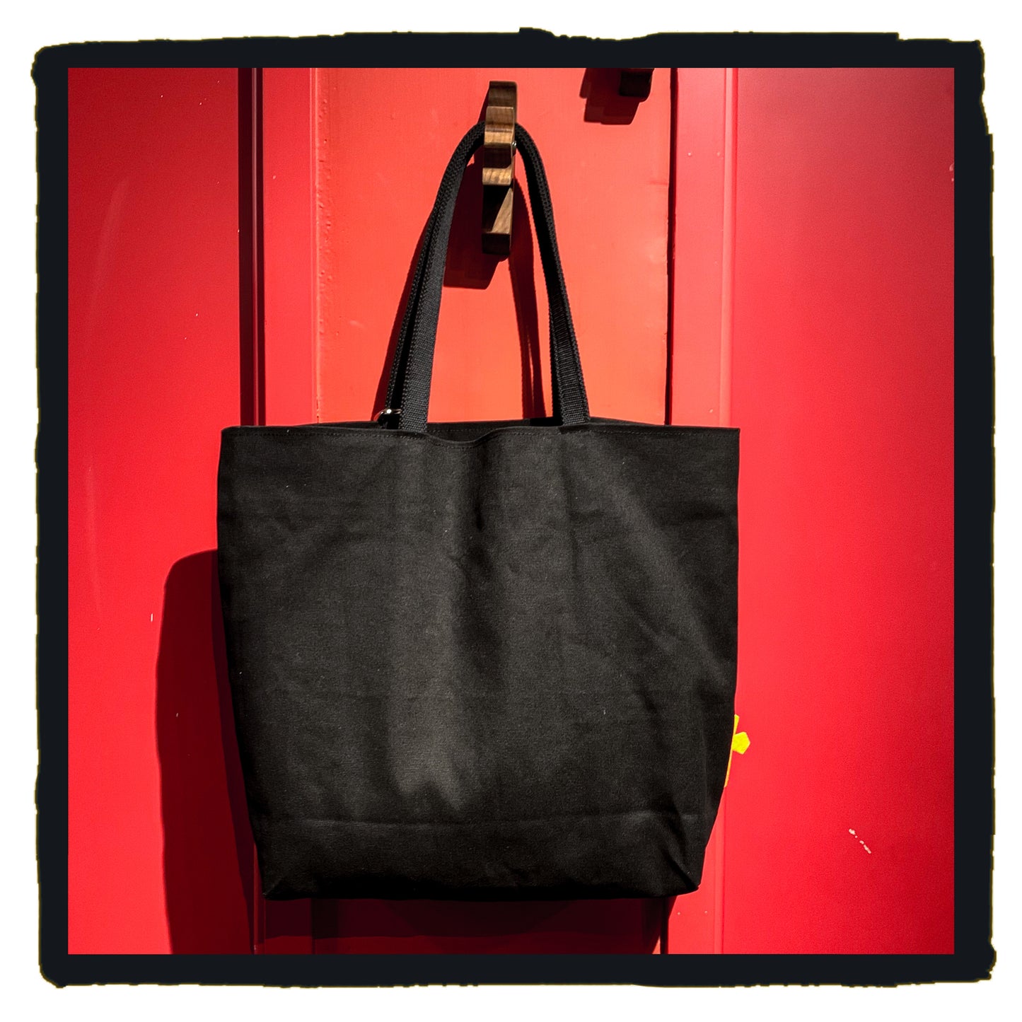 43-00 sc jr canvas tote bag with leather fancy maltese key ring clip
