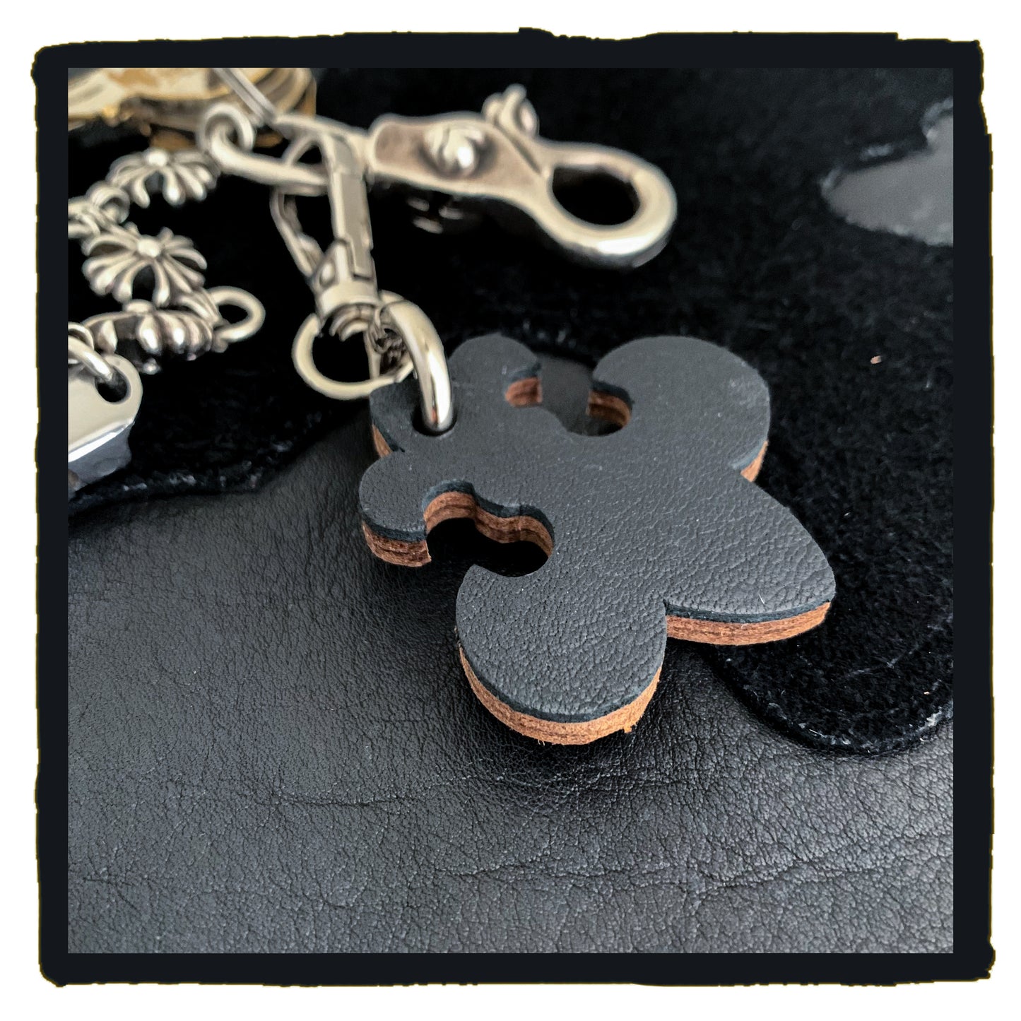 new arrival 20-c fleur de lys leather charms