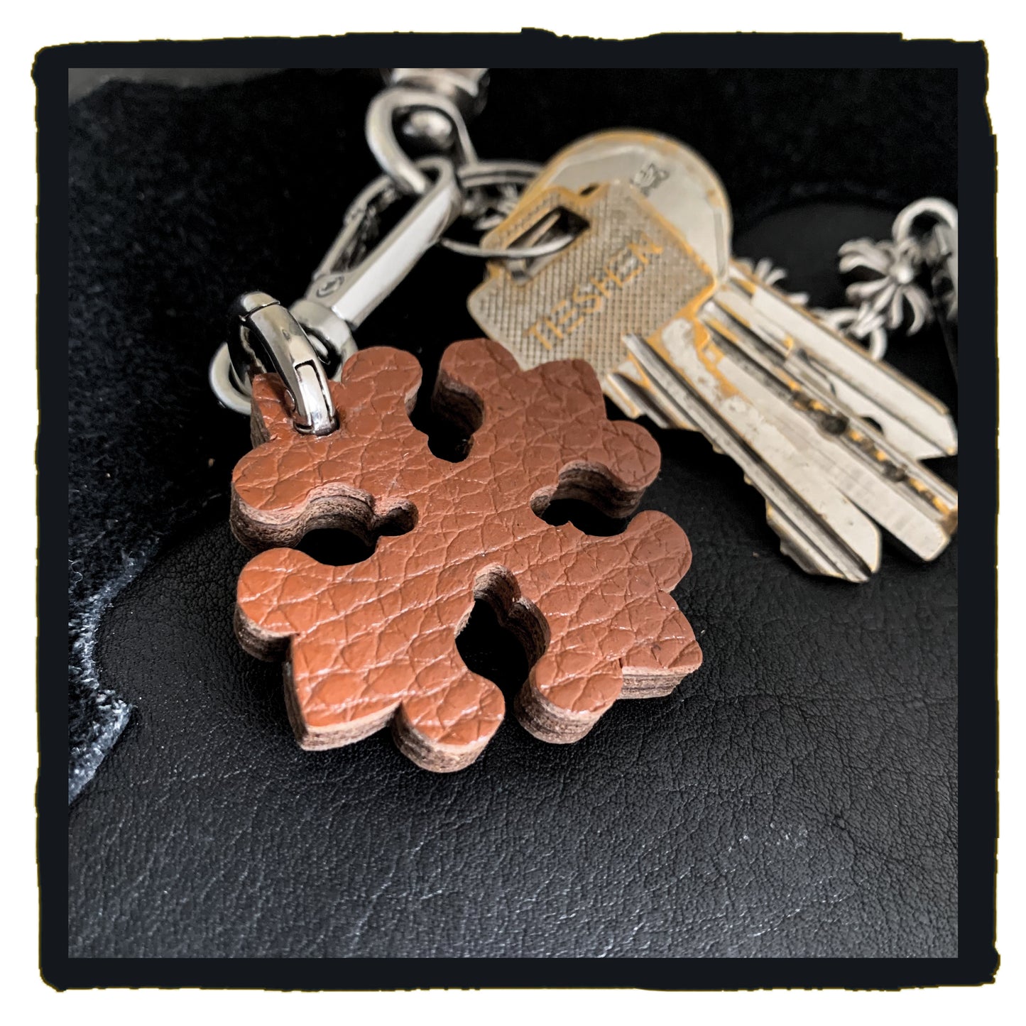 20-c leather fancy maltese charms