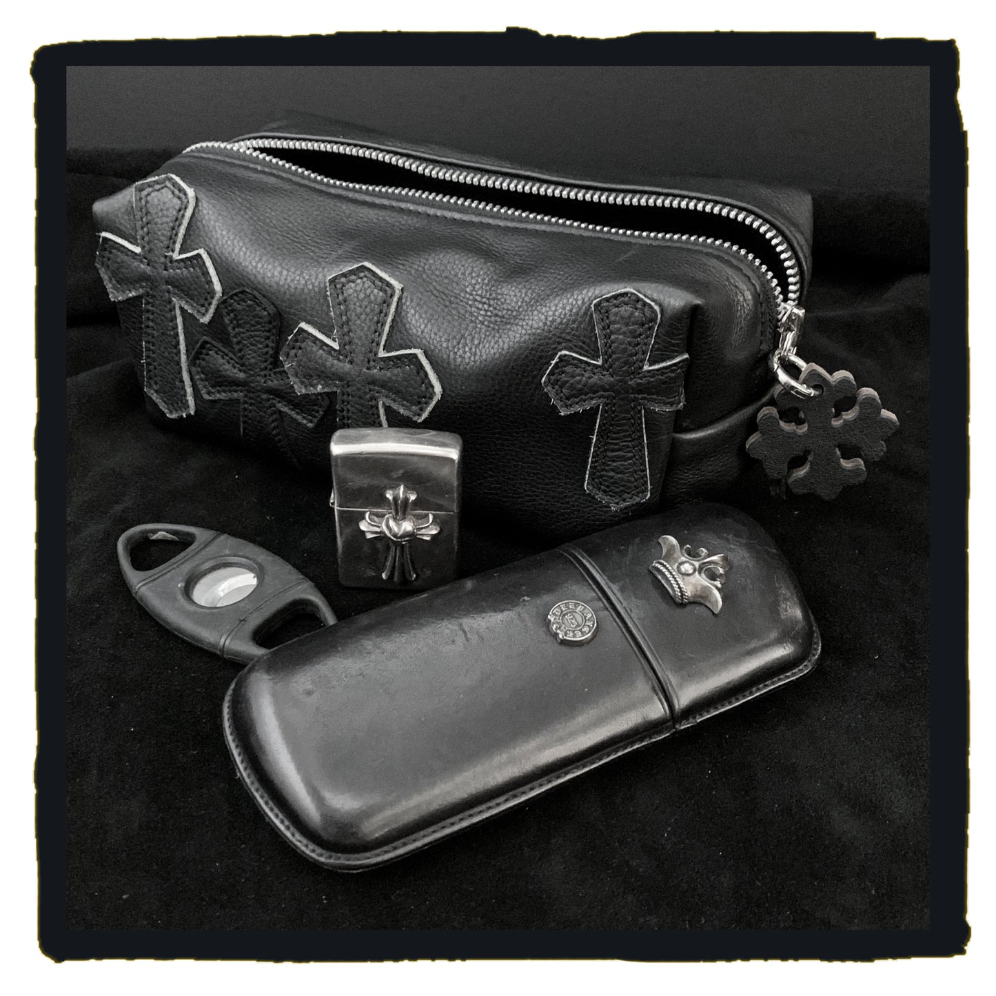 da cigar accessory leather pouch