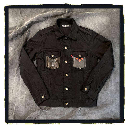 5424-1201sbkug300 da denim jacket