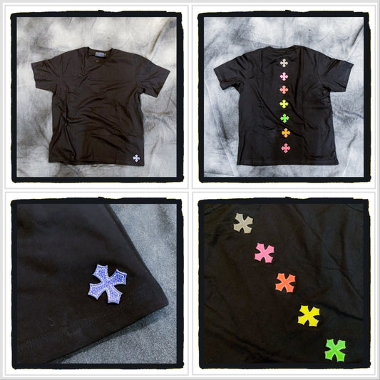 new arrival - candy leather maltese patch classic tee