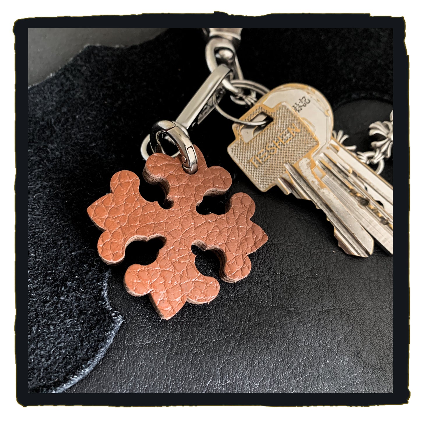 20-c leather fancy maltese charms