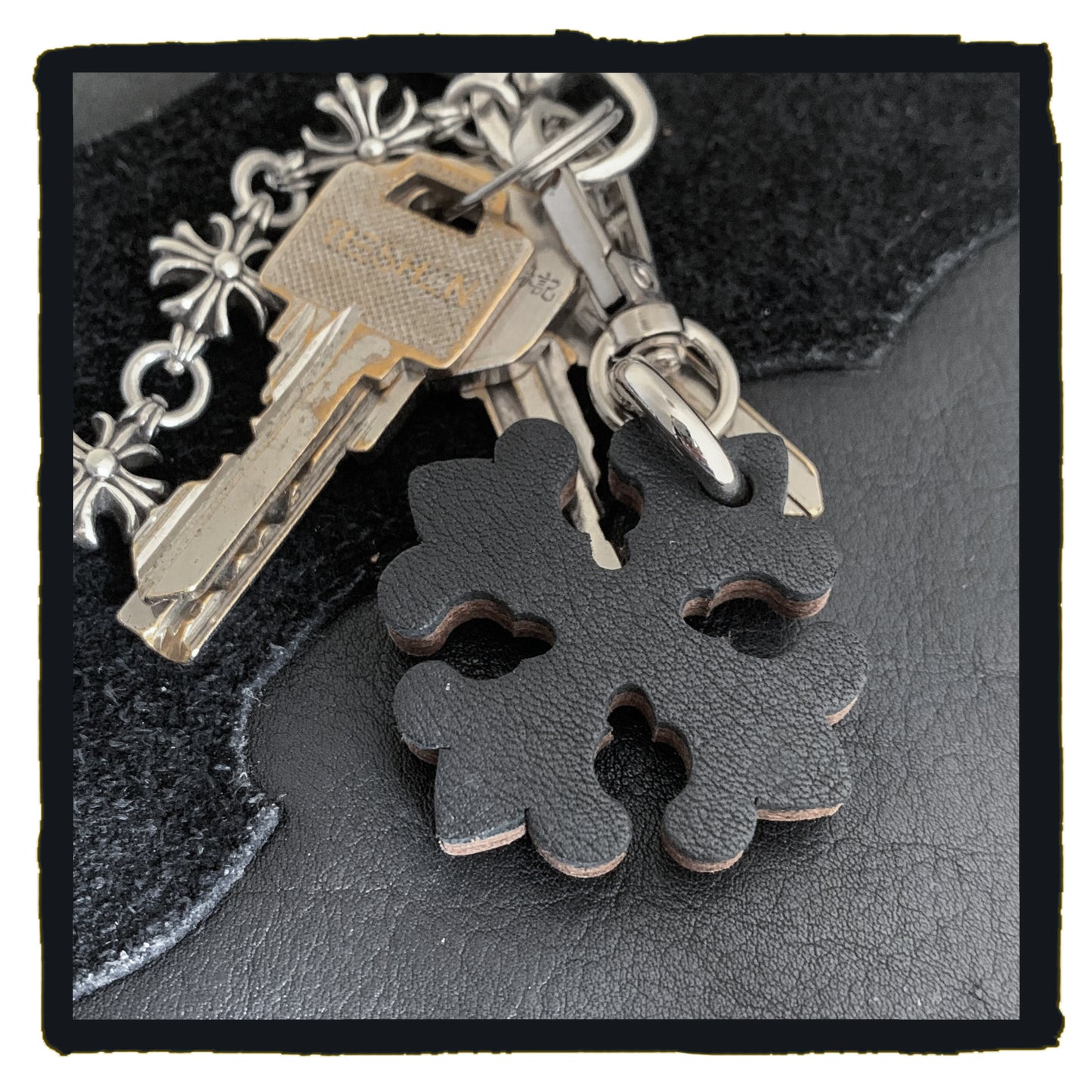 20-c leather fancy maltese charms