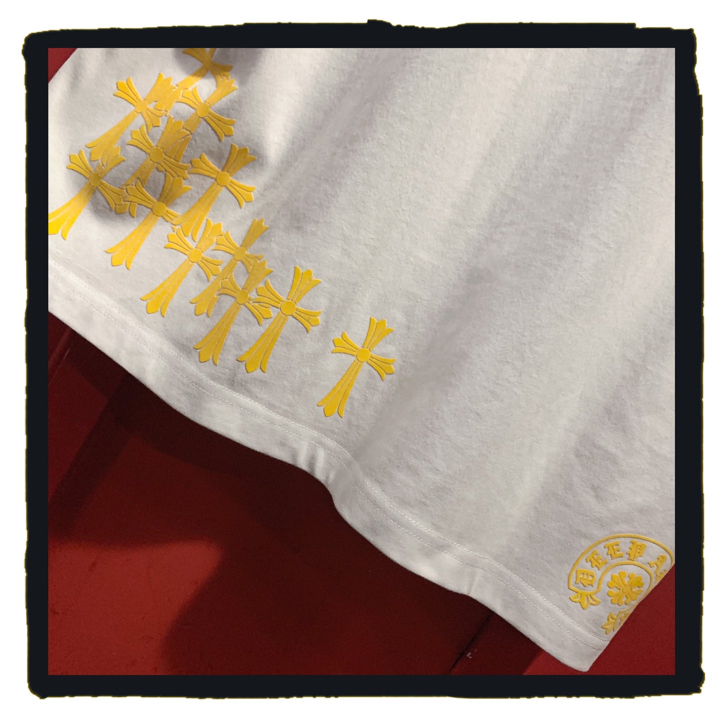 ht floral cross classic tee