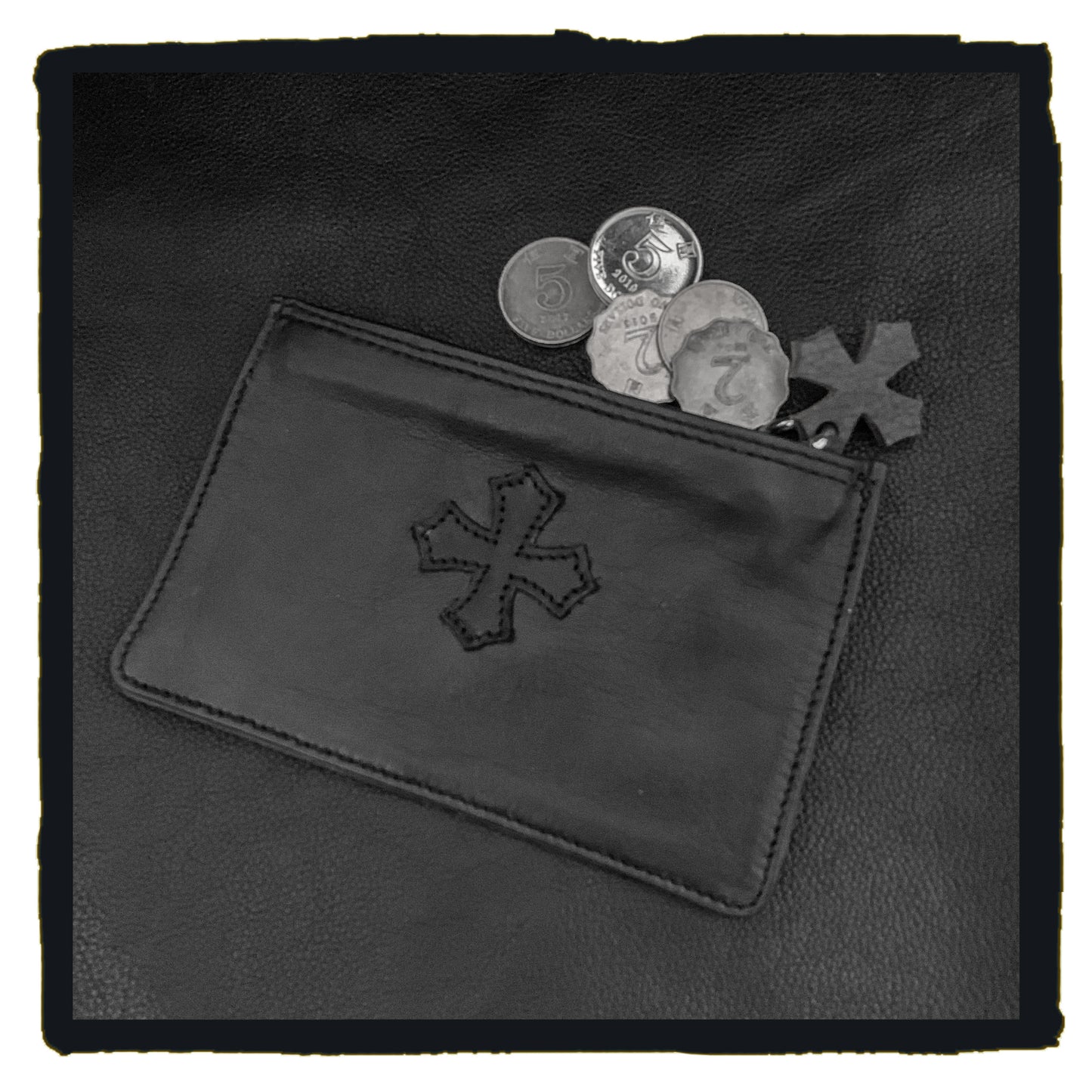 New arrival - leather maltese purse wallet