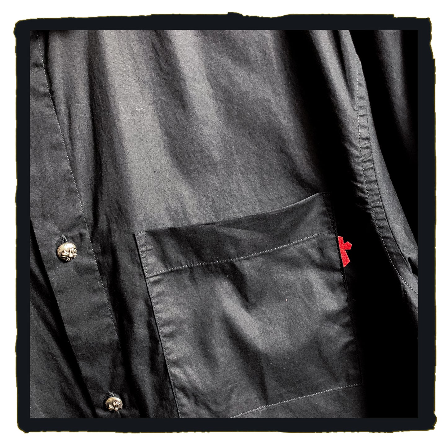 5224-0801 loose fit pocket shirt