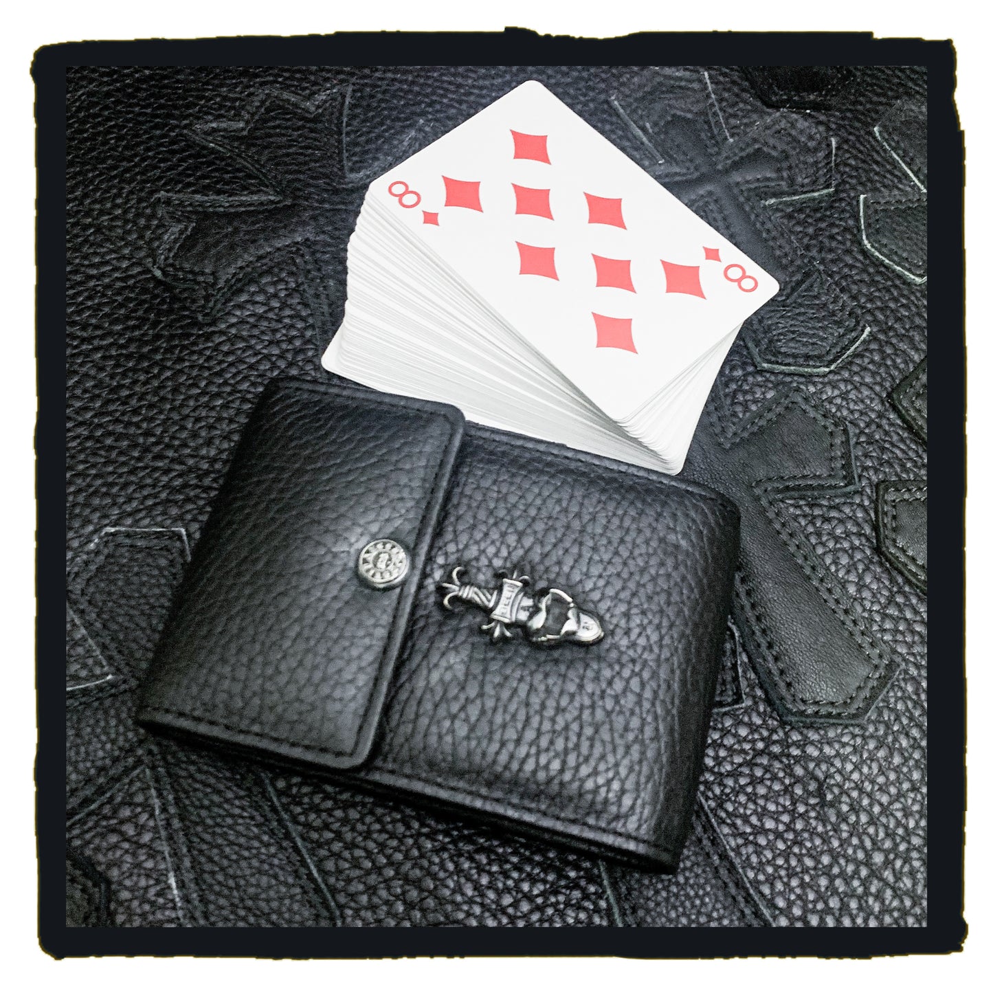 20-lc leather playing cards case