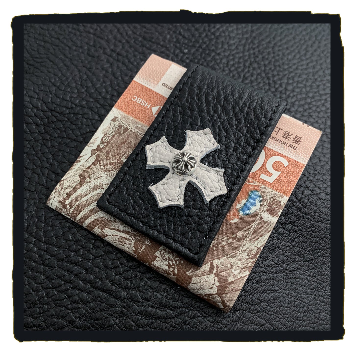 new arrival 01-mc006bbbk maltese stud magnetic money clip