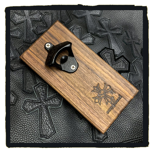 16-ww142211a walnut wood bottle opener