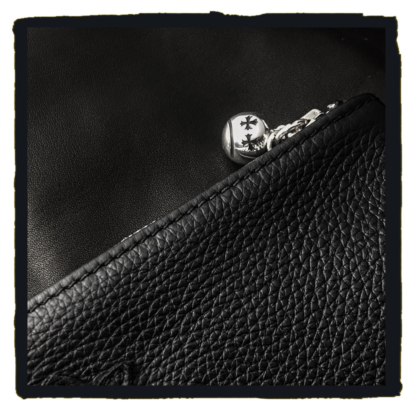bespoke - leather clutch  (year 2019 08)