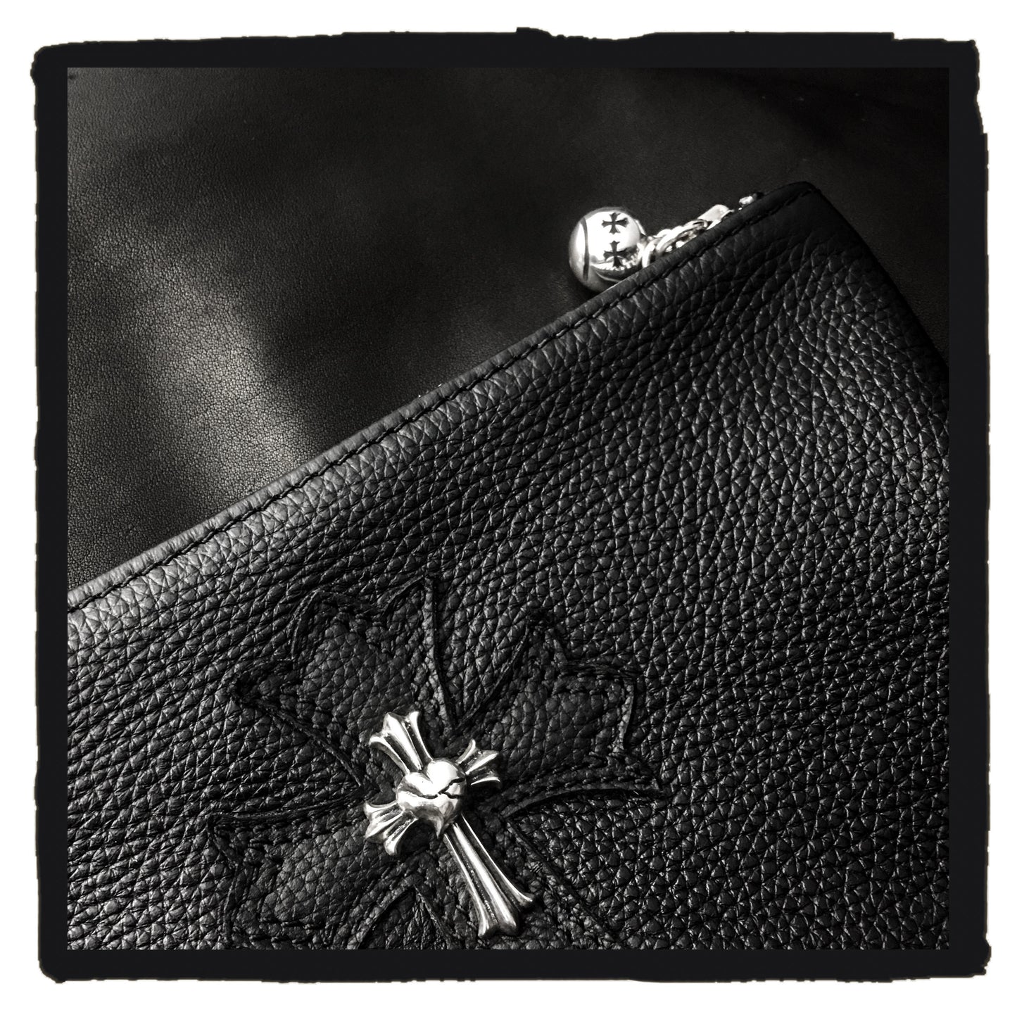 bespoke - leather clutch (year 2019 08)