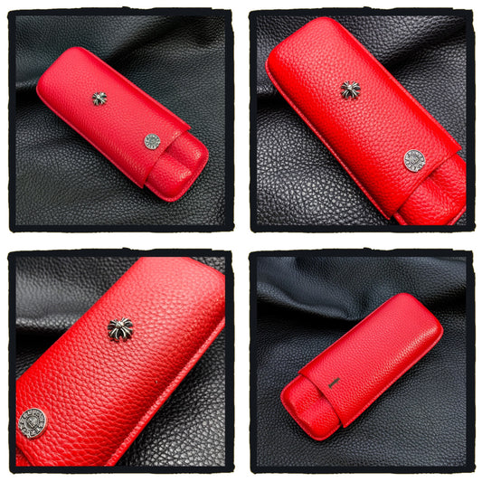 bespoke - bond leather cigar case (year 2019 10)