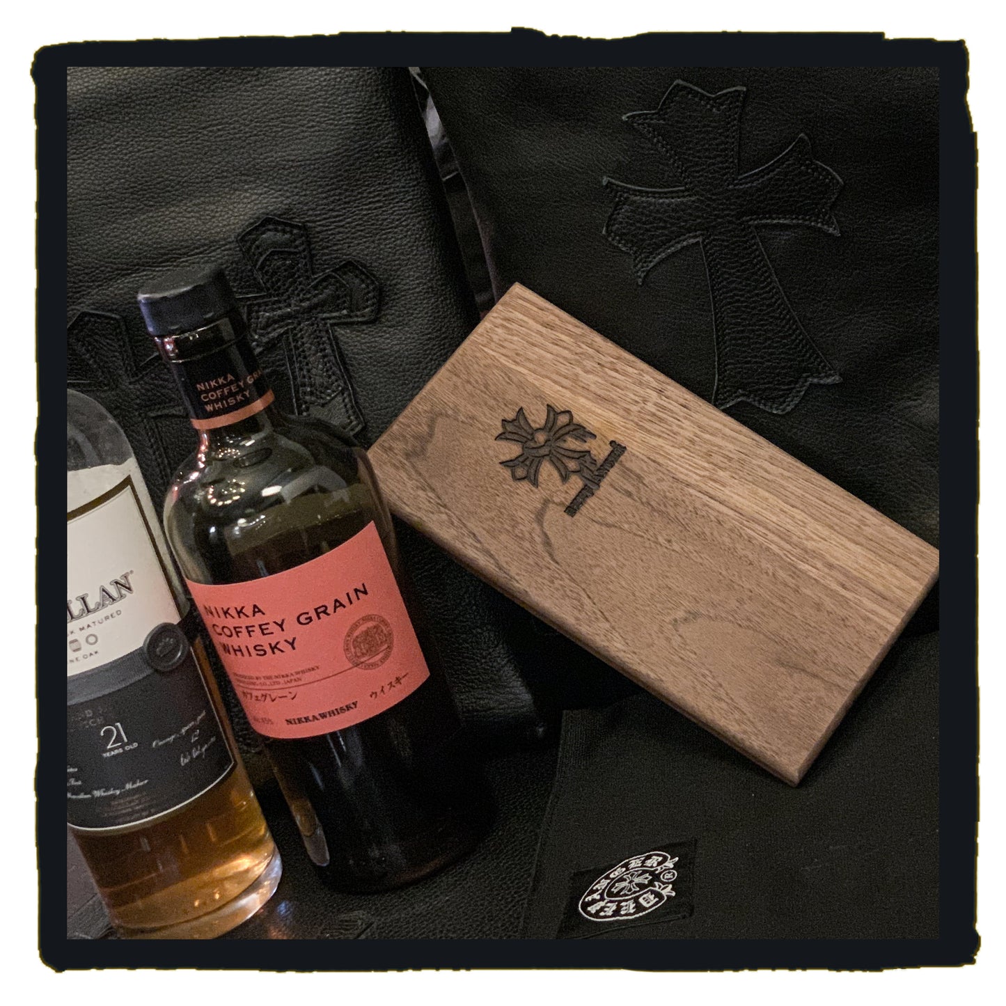 20-lb031abk floral cross wine bag
