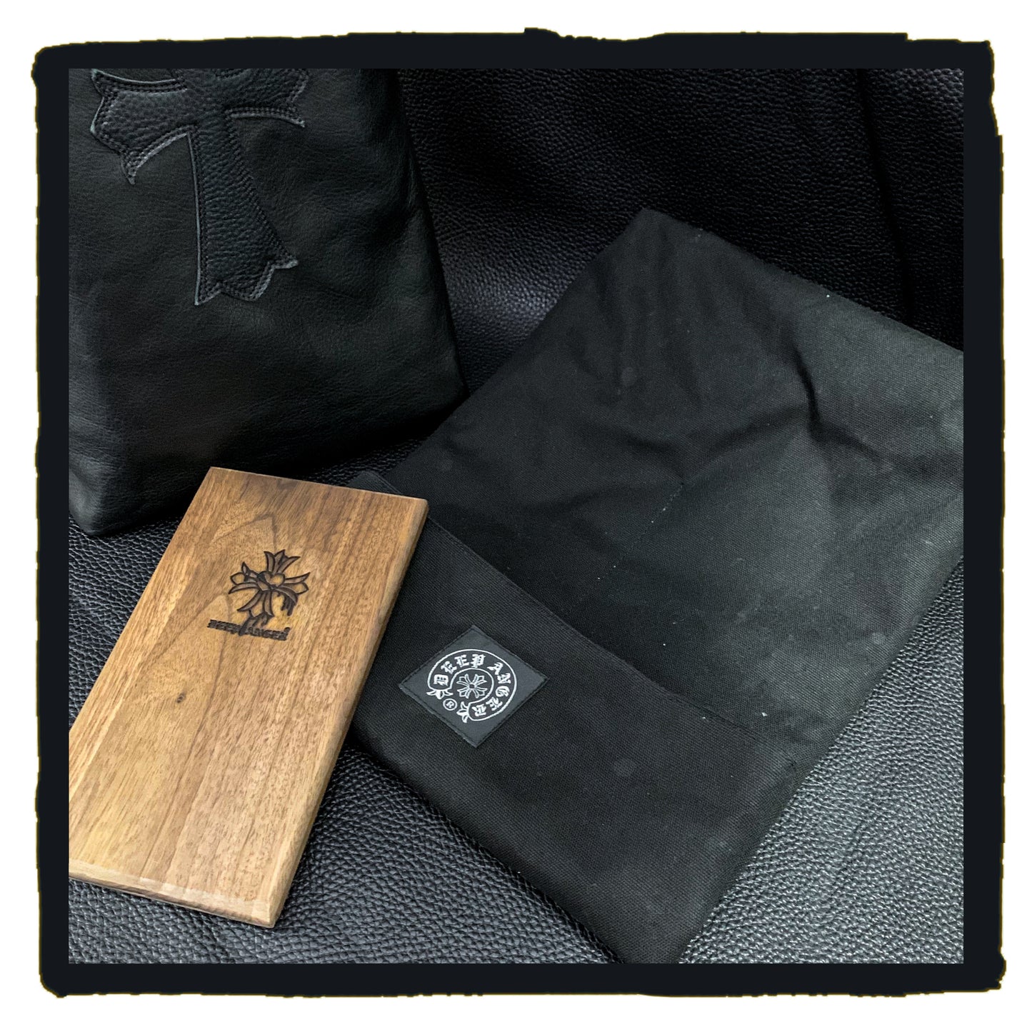 20-lb031abk floral cross wine bag