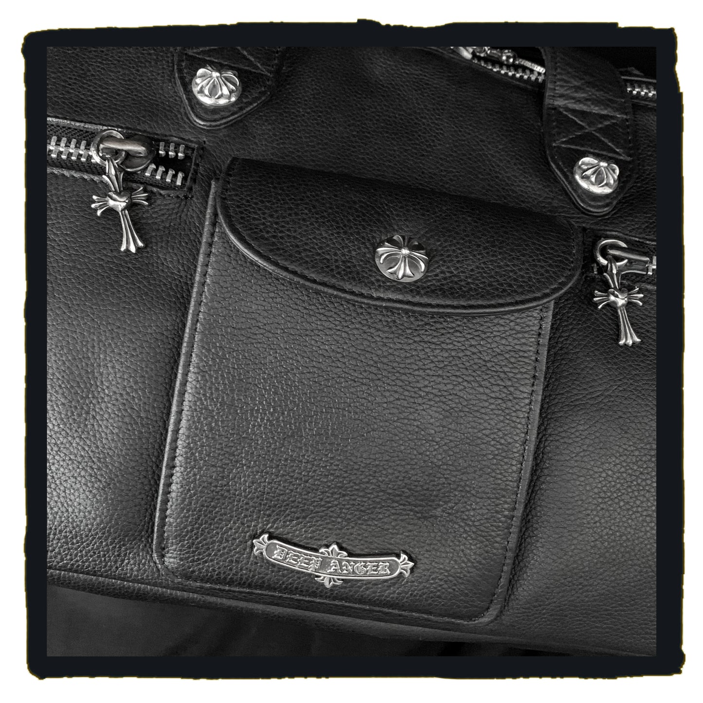 bespoke - leather trekker bag  (year 2022 09)