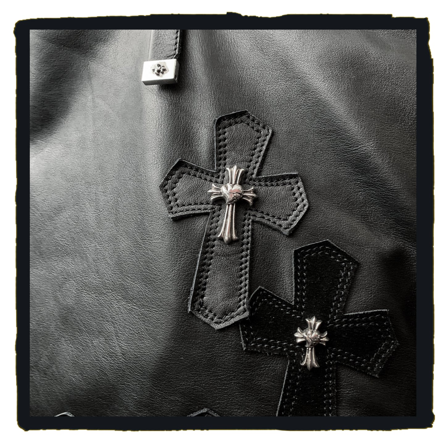 bespoke - leather tote bag (year 2021 05)