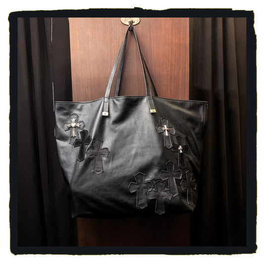 bespoke - leather tote bag (year 2021 05)