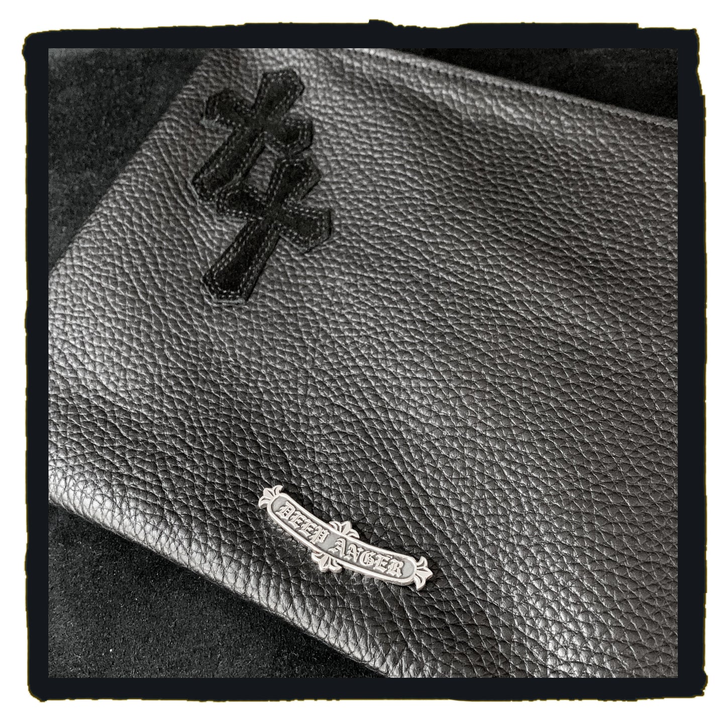 bespoke - leather clutch (year 2022 08)
