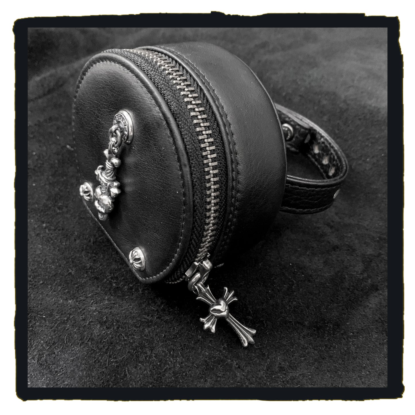 bespoke - leather petit drum strap  (year 2022 08)
