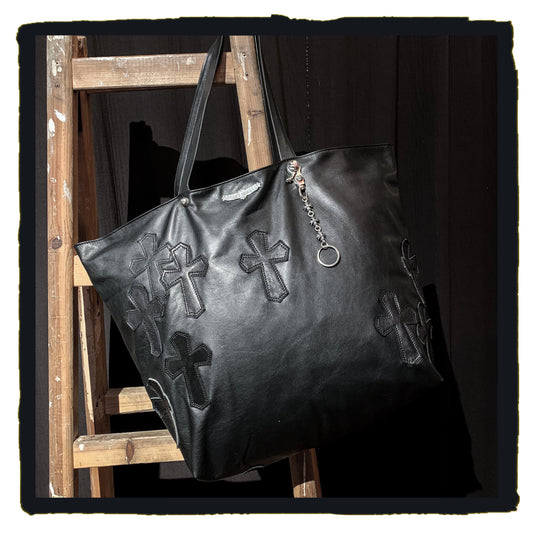 bespoke - leather tote bag  (year 2022 08)