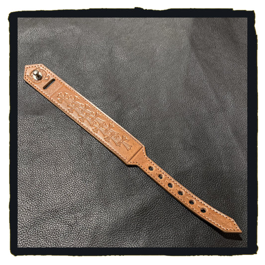 SALE - 12-br0011 da cross leather strap (80% off)