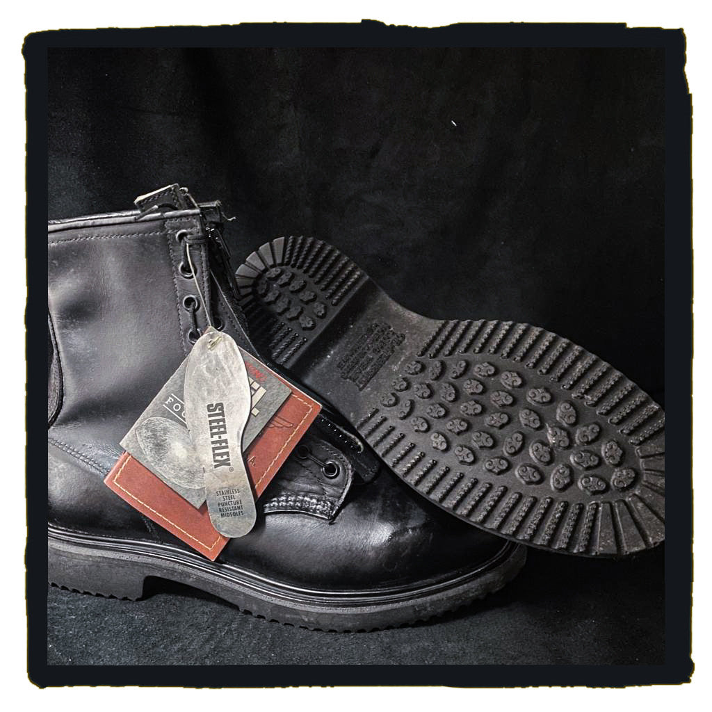 vintage red wing zipper boots