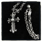 01-N0023B - starry charms necklace - Fancy Cross