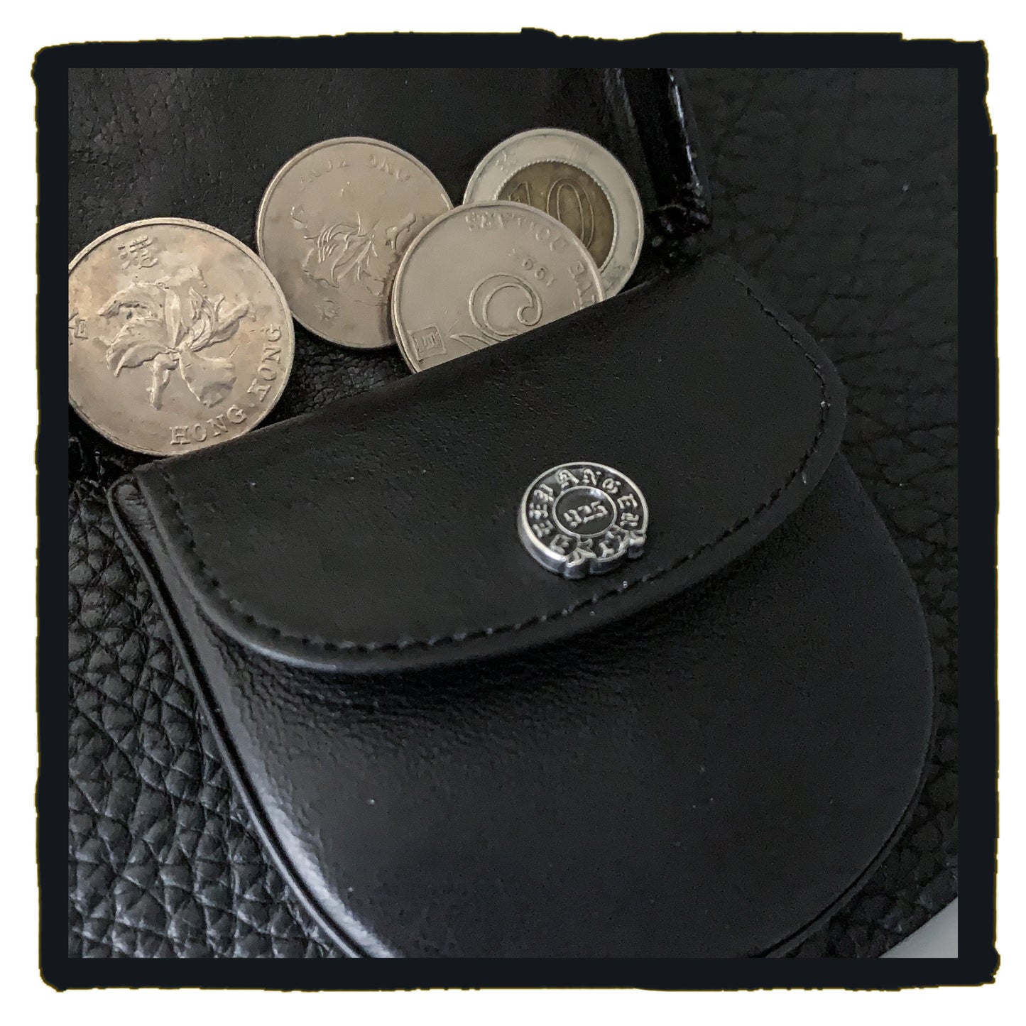 discontinued item sale - Crocodile leather coins case