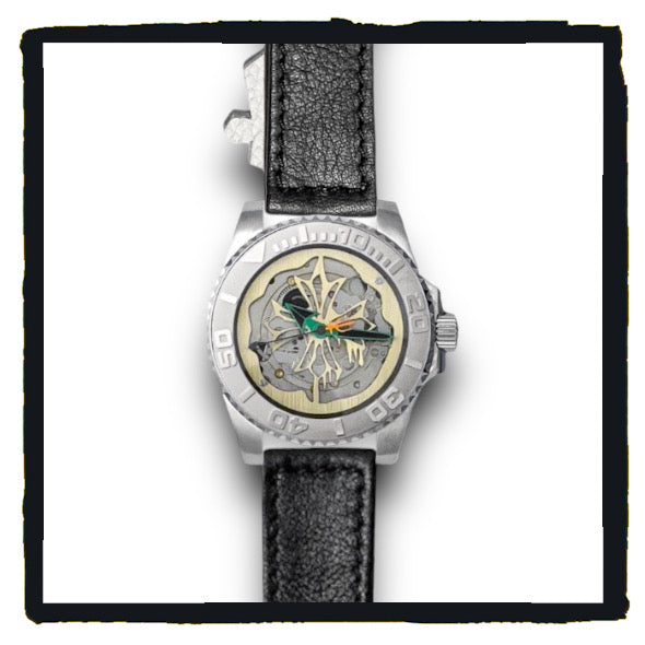 new arrival - rise collection melting maltese automatic watch