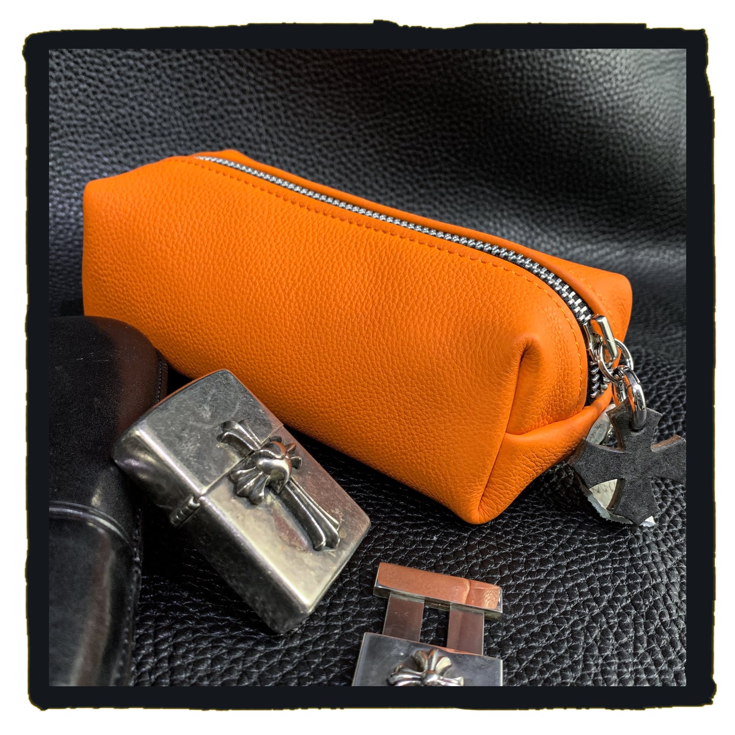 new arrival - leather cigar accessory pouch