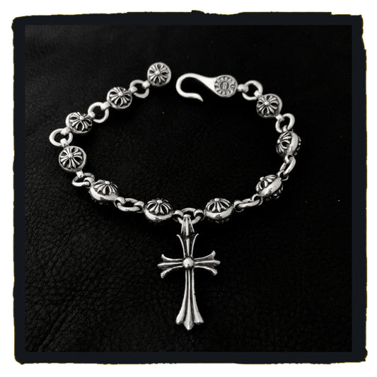 01-b0002a bracelet - s enchant / classic cross charms