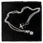 01-N0021C3 - r&r classic necklace with mini fleus de lyts charms