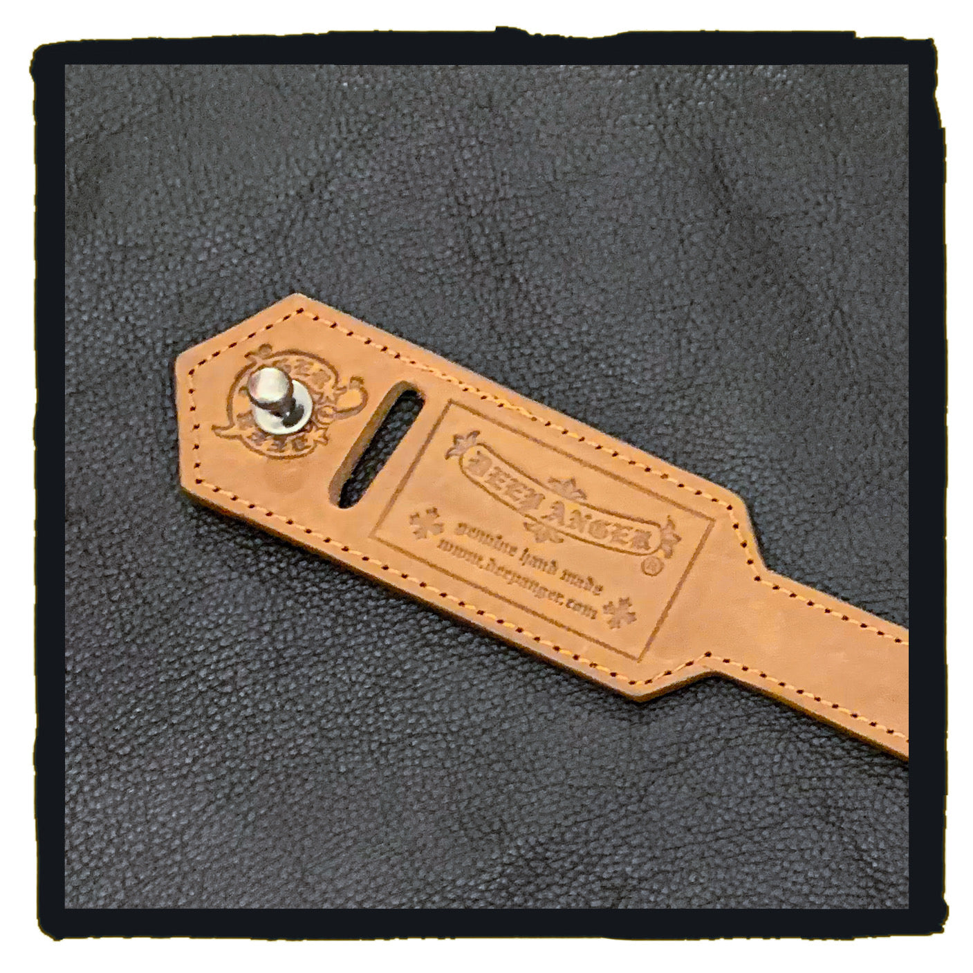 SALE - 12-br0011bn da logo leather strap (80% off)