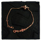 07-b002a cut out maltese rope 18k rose gold bracelet (the pictured product needs made to order. please contact us.)