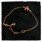 07-b002b cut out fleur de lys rope 18k rose gold bracelet (the pictured product needs made to order. please contact us.)