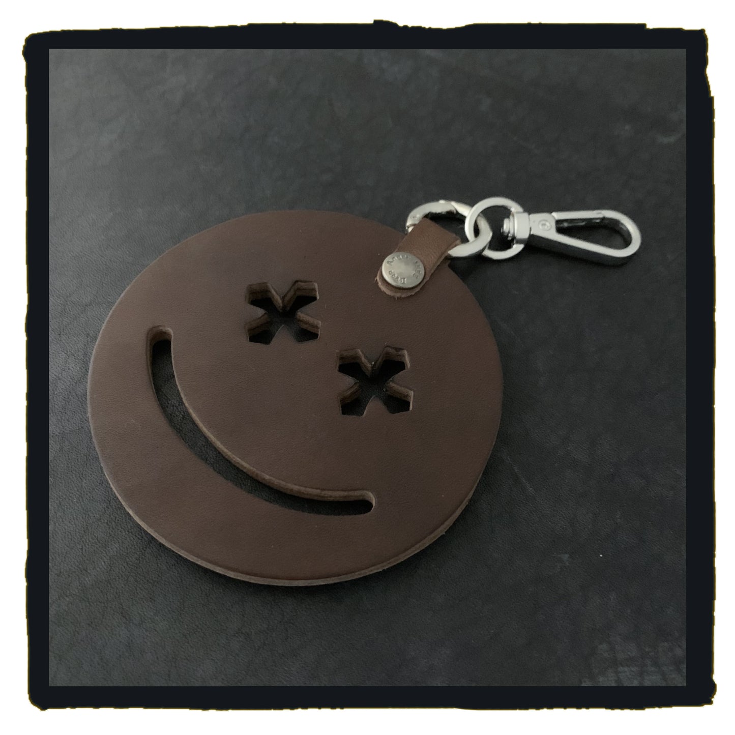 20-c001ah this is life leather charms-happy