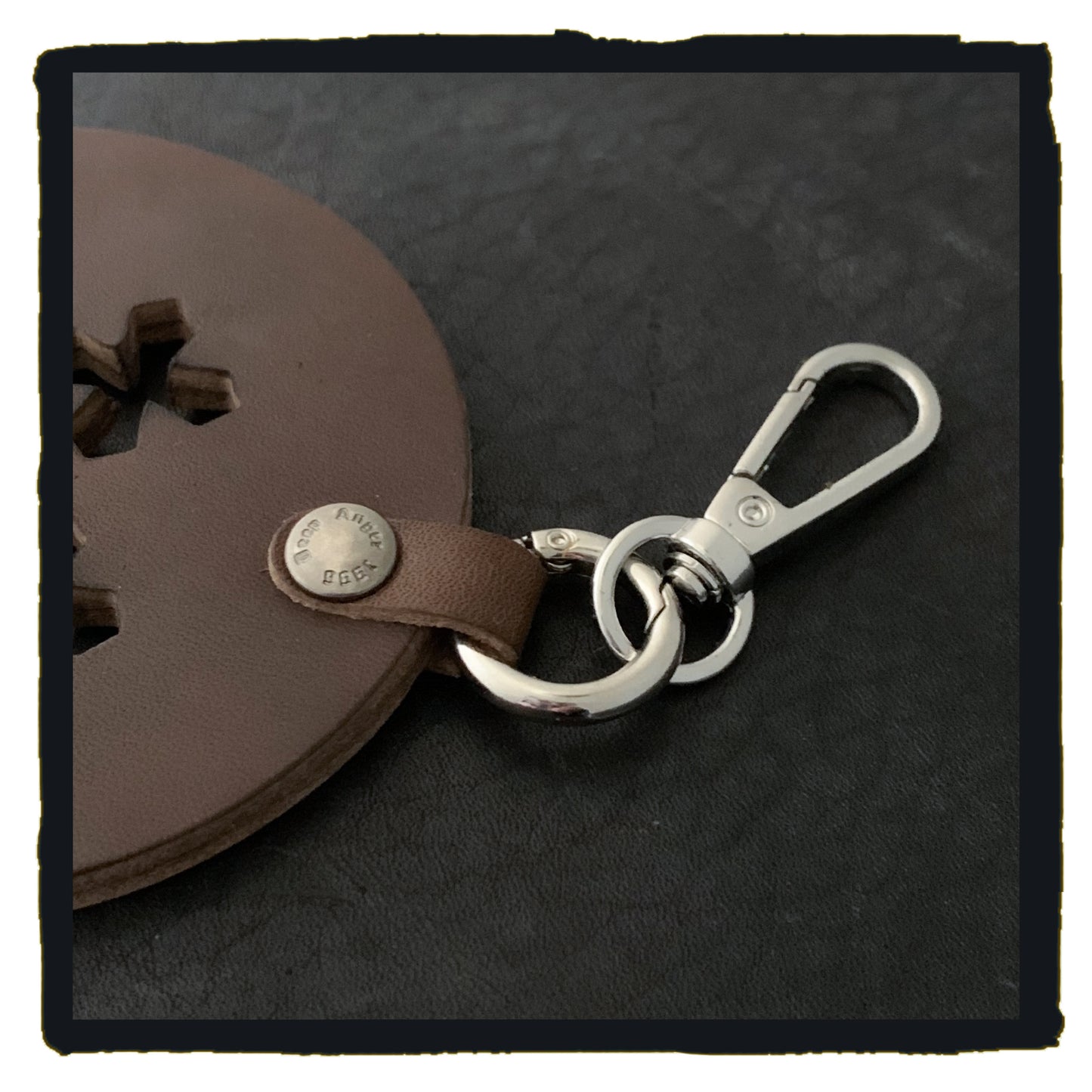 20-c001ah this is life leather charms-happy