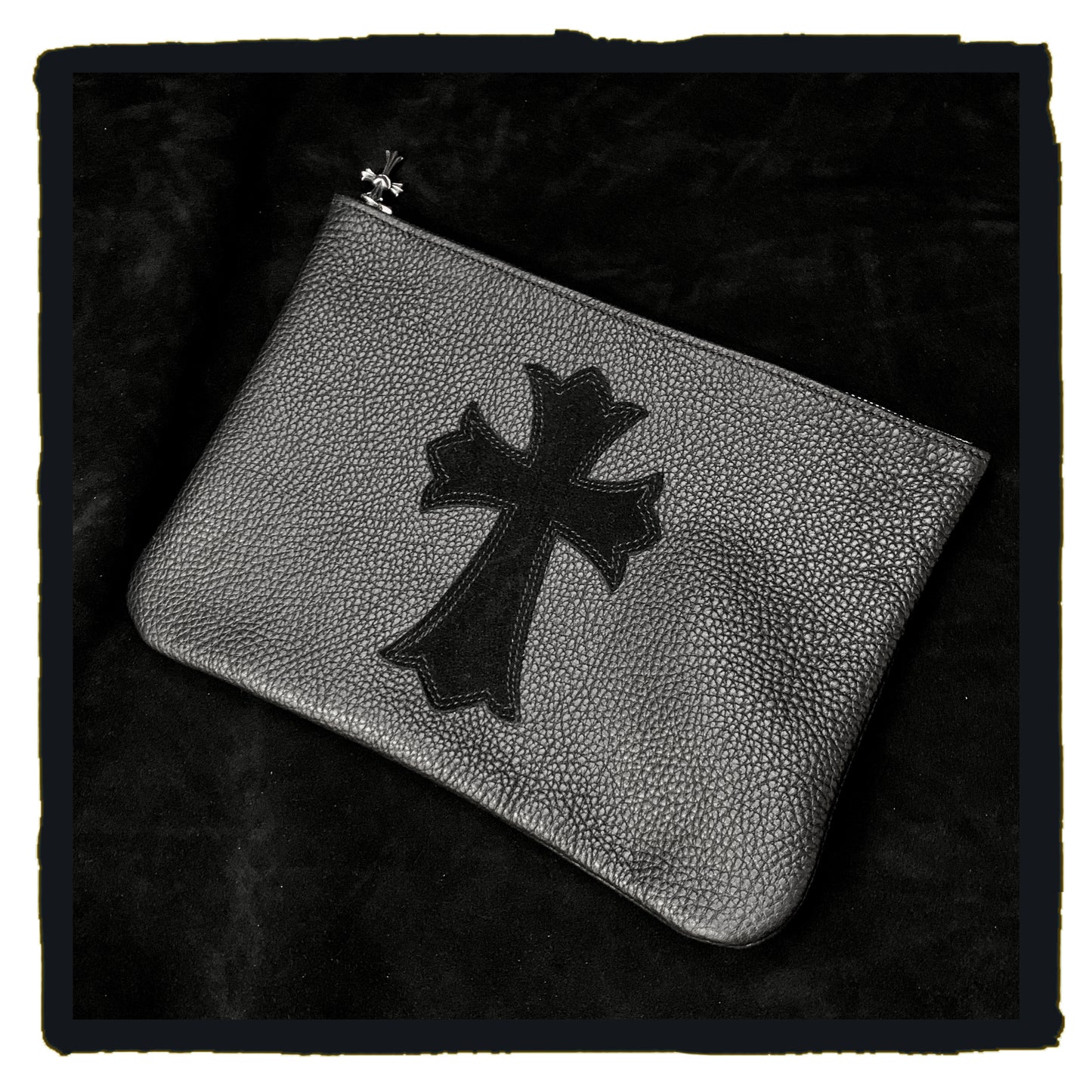 20-lw009ab floral cross clutch