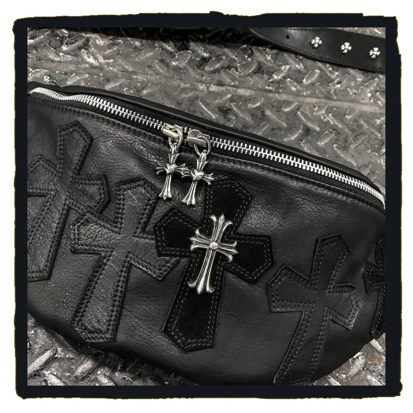 bespoke - leather fanny pack  (year 2019 11)