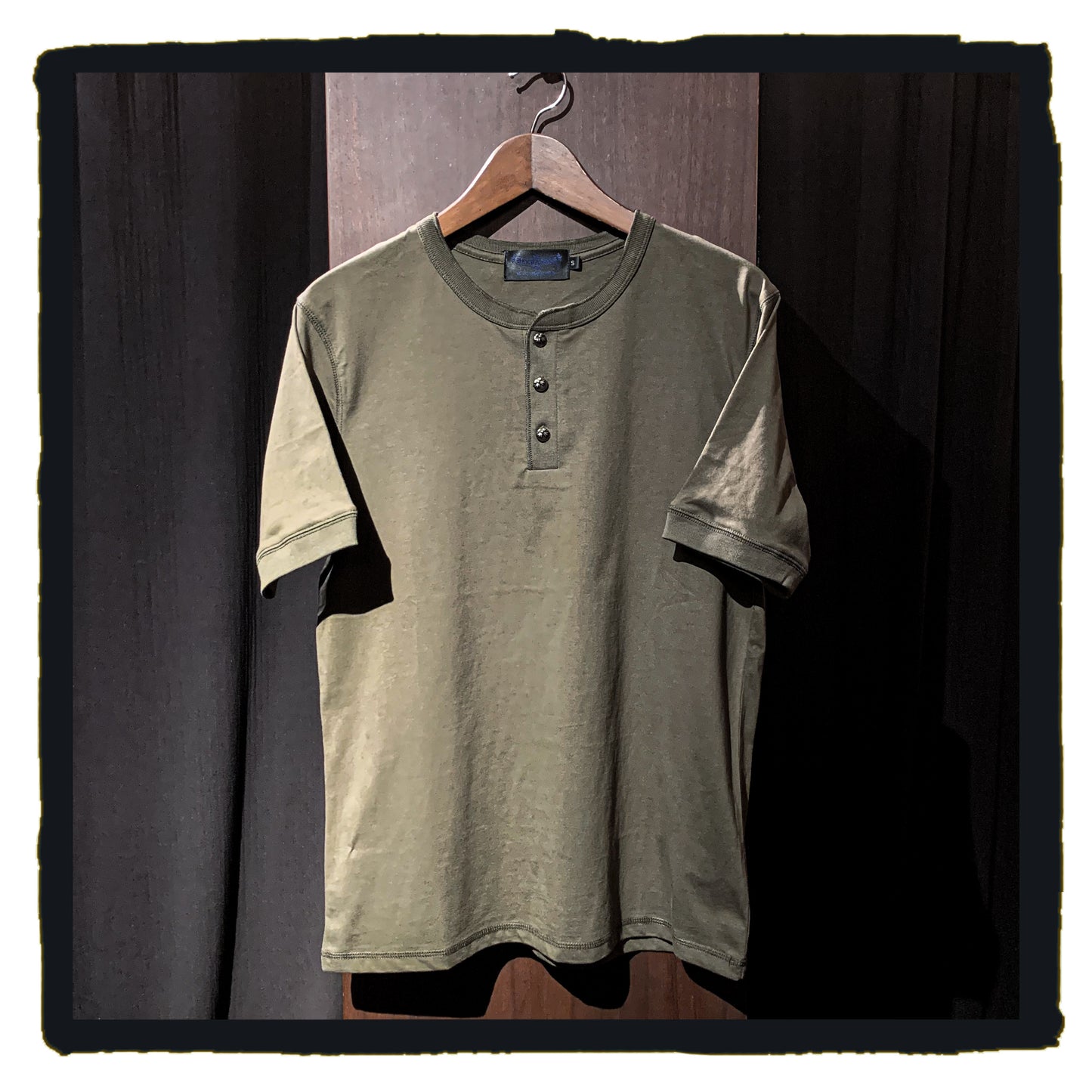 sale - 5422-0301mbktb110 da henley tee