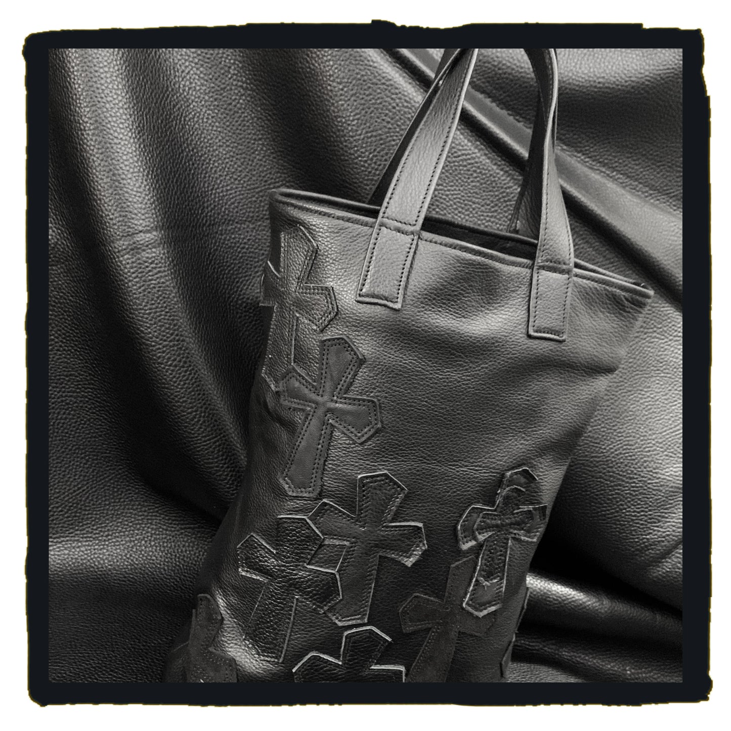 new arrival 20-lb032abk leather cross patch wine bag