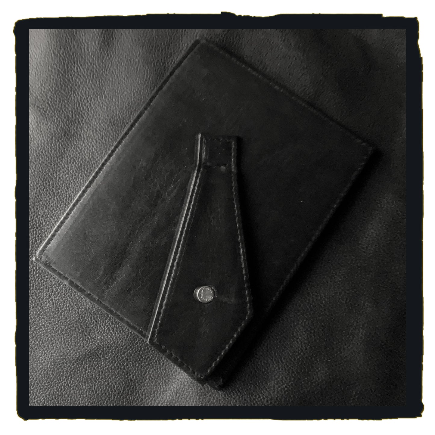 SALE - leather photo frame (90% off)