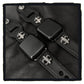 bespoke - leather md stud watch strap.  (year 2021 12)