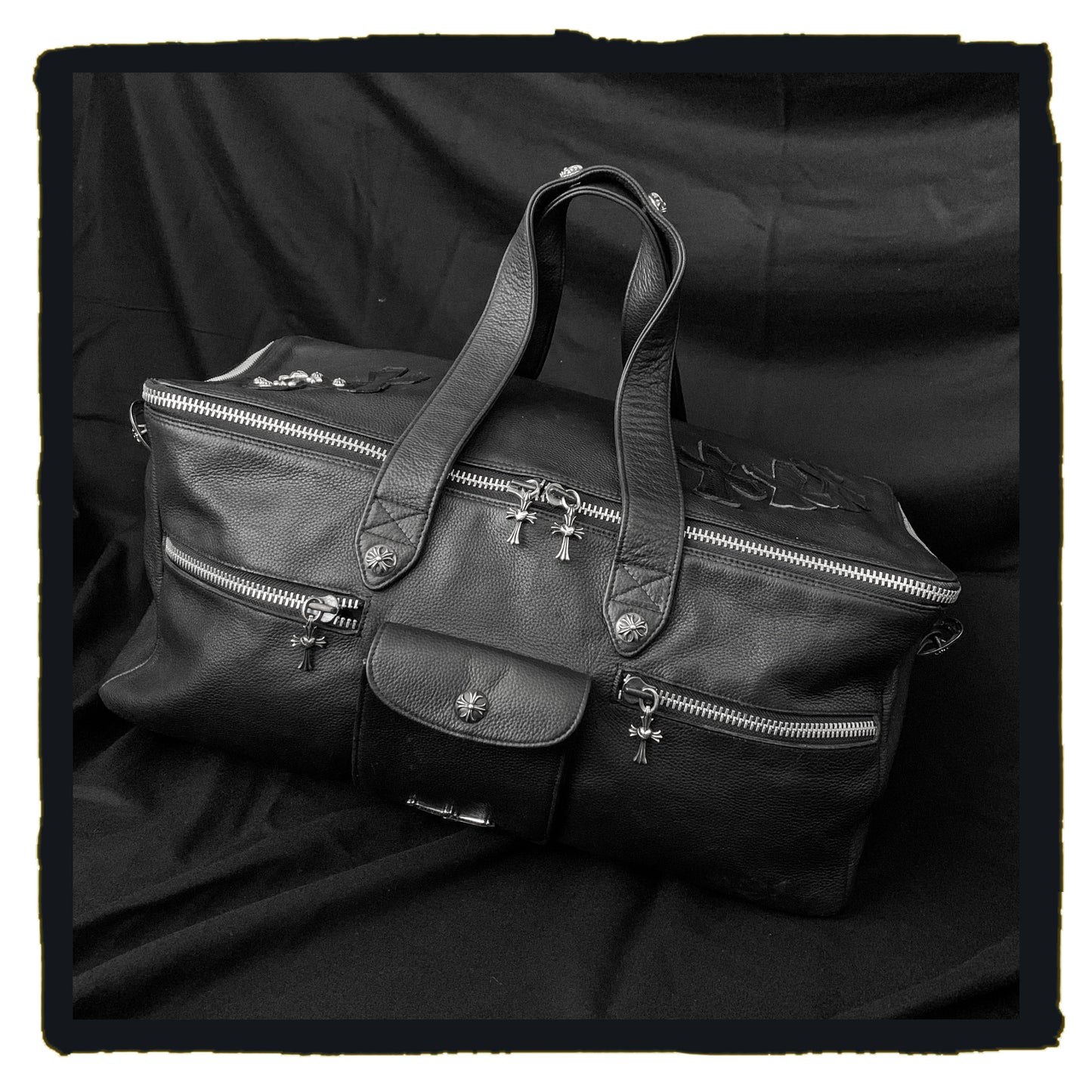 bespoke - leather trekker bag  (year 2022 09)